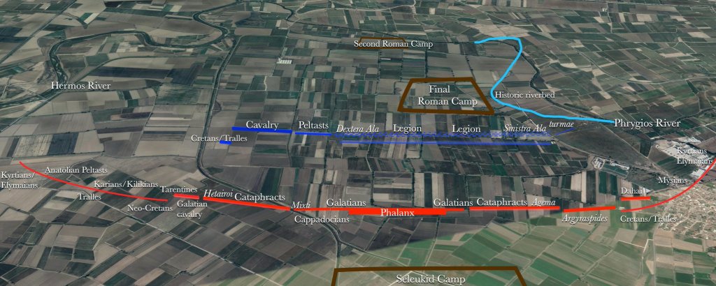 Построение селевкидской армии при Магнесии