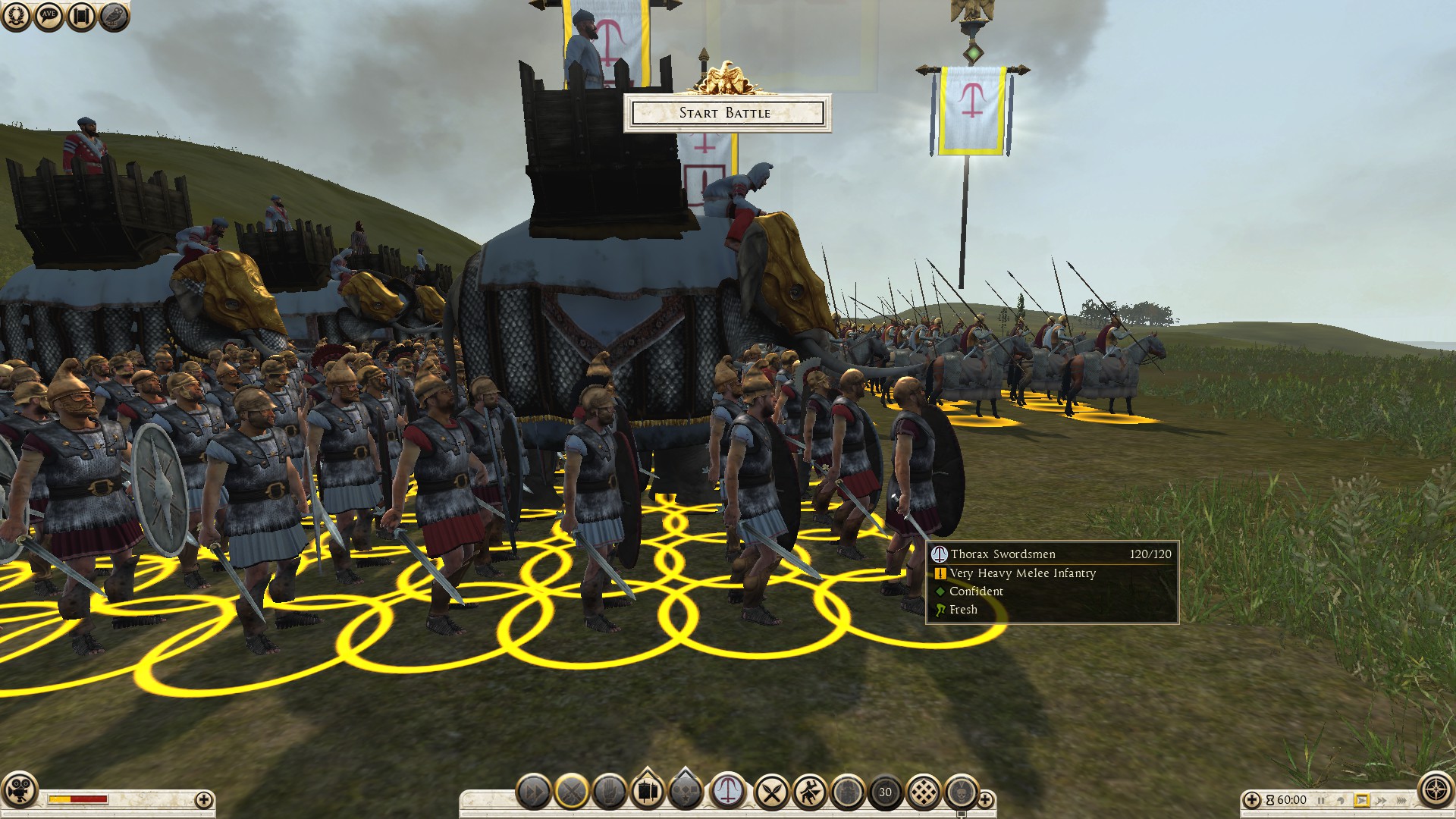 Боевые слоны в Total War: Rome II