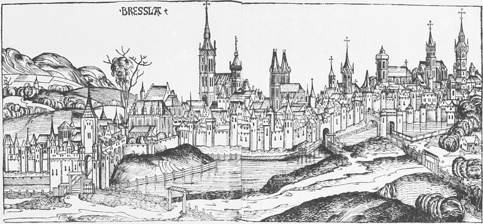 Бреслау в «Нюрнбергской хронике», 1493