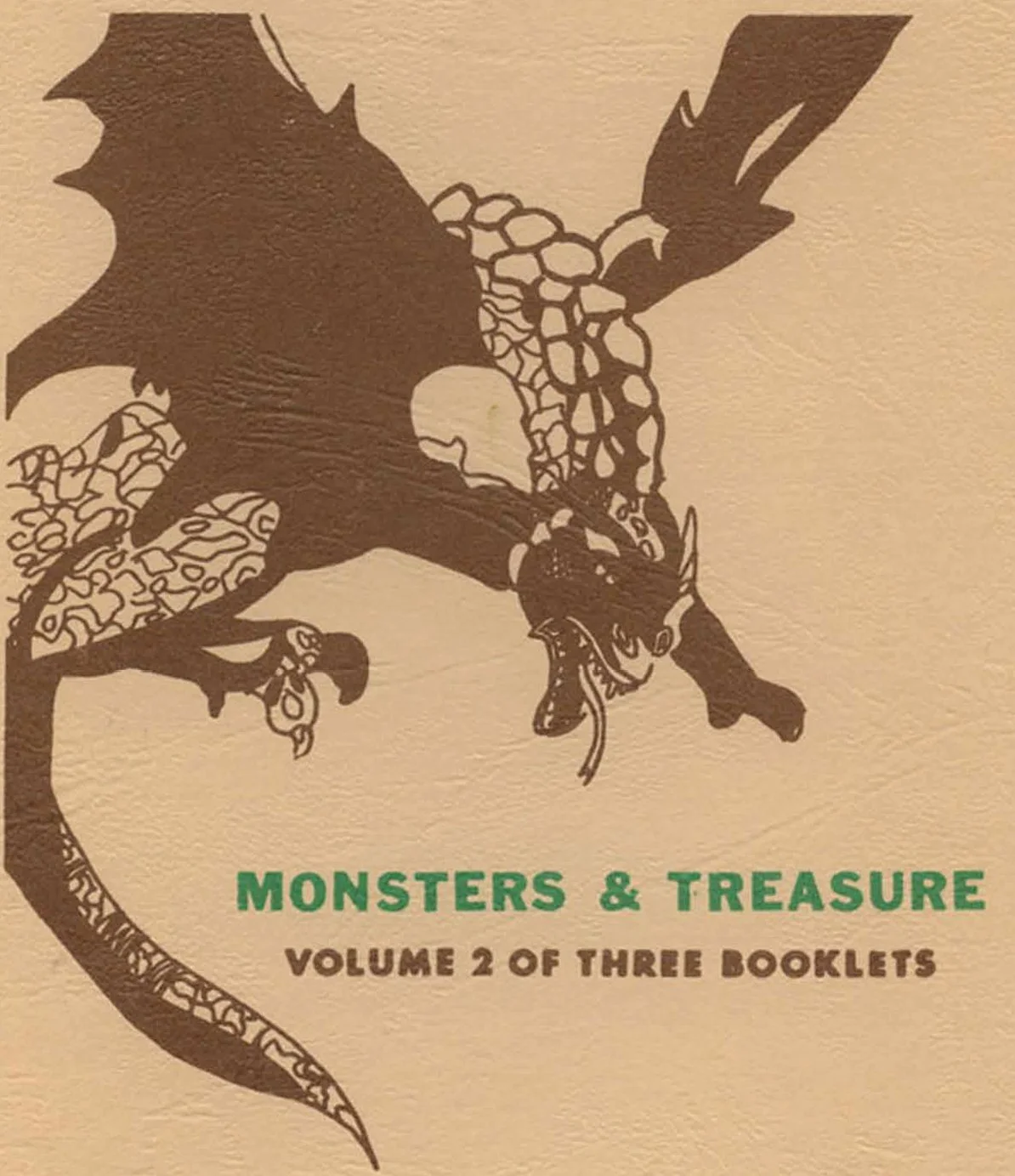 Бокс-сет Dungeons & Dragons — Книга 2: Монстры и сокровища, 1973 TSR Inc/Wizards of the Coast /