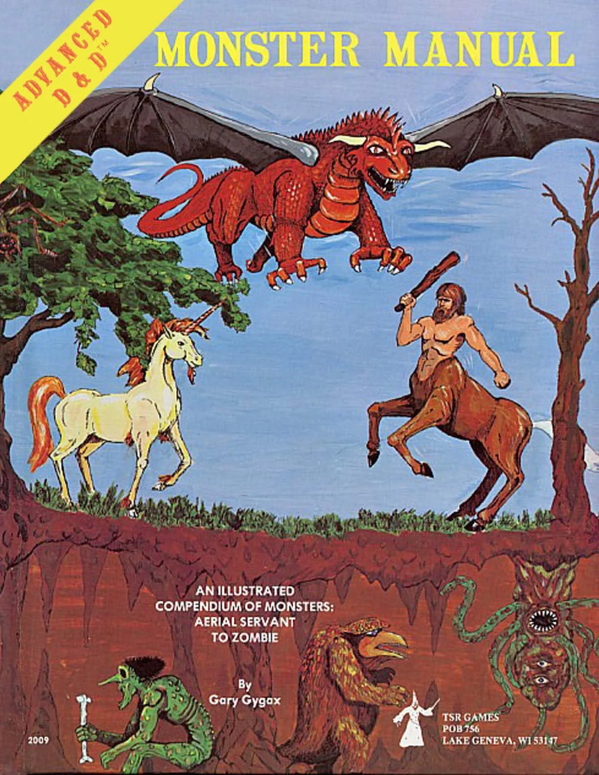 Monster Manual, 1977 TSR Inc/Wizards of the Coast/Дэвид С. Сазерленд III