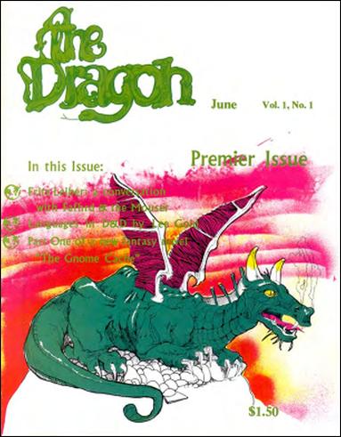 Обложка первого выпуска The Dragon