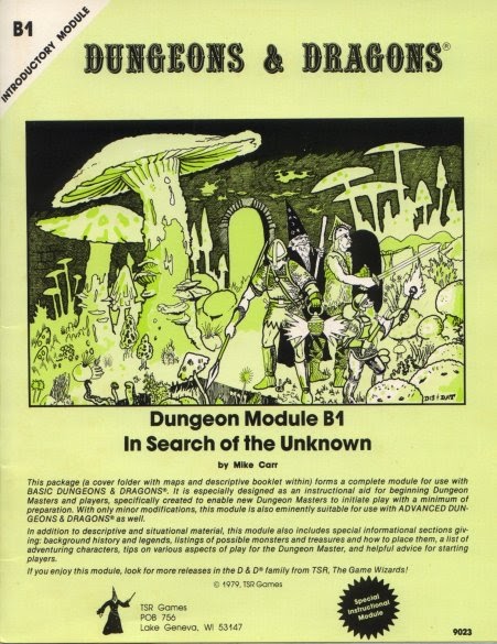 Обложка приключения B1 In Search of the Unknown