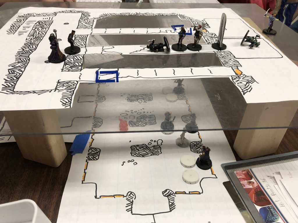 Карта Dragon Heist на игровом столе