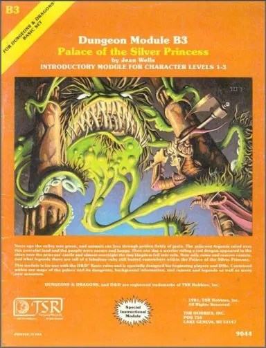 Обложка приключения B3 Palace of the Silver Princess