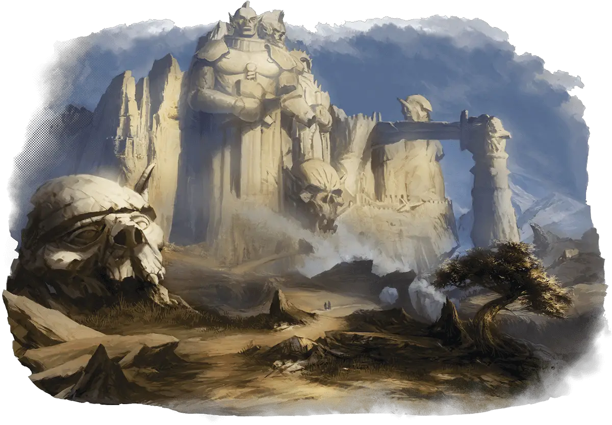 Стихии огня и земли в космологии D&D